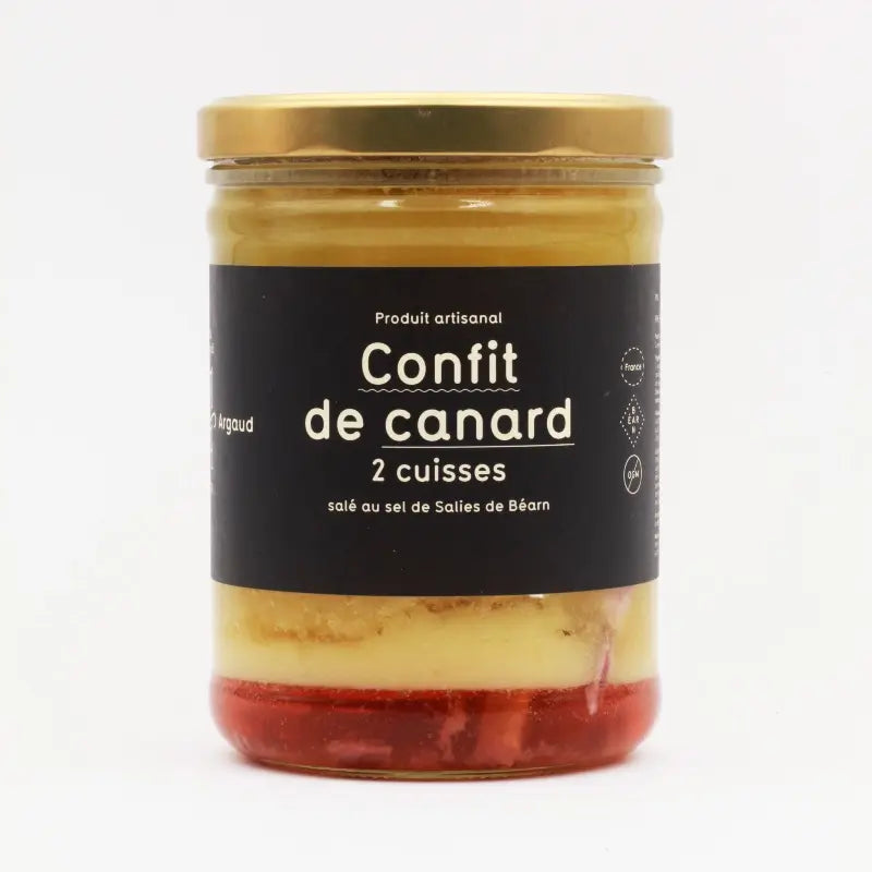 CONFIT DE CANARD : CUISSES SALÉES AU SEL DE SALIES DE BÉARN EN BOCAL