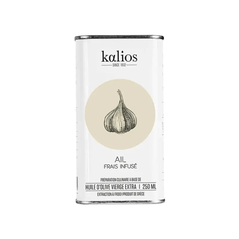 Huile d’olive à l’ail Infusée à l'ail frais