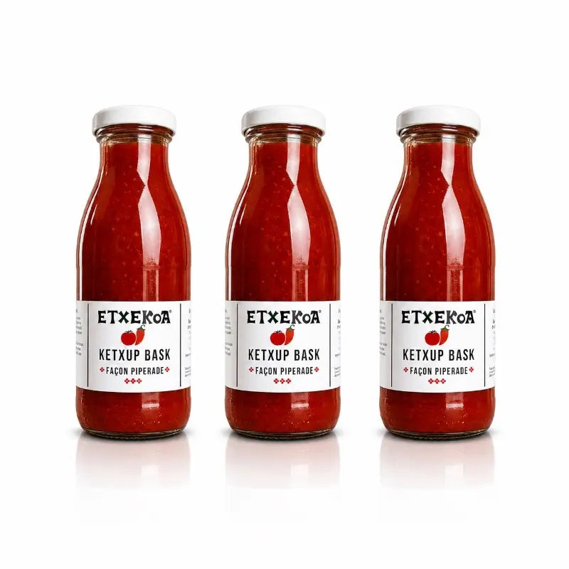 Ketxup Bask ETXEKOA façon Piperade au Piment d'Espelette